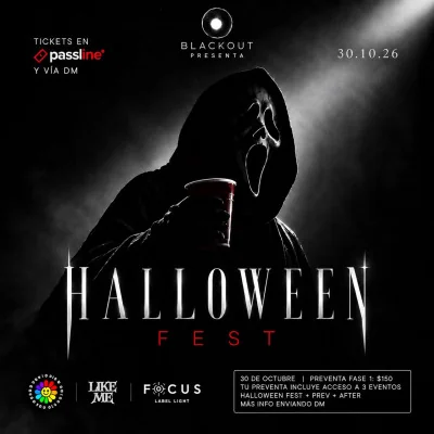 Flyer de Halloween Fest 👻