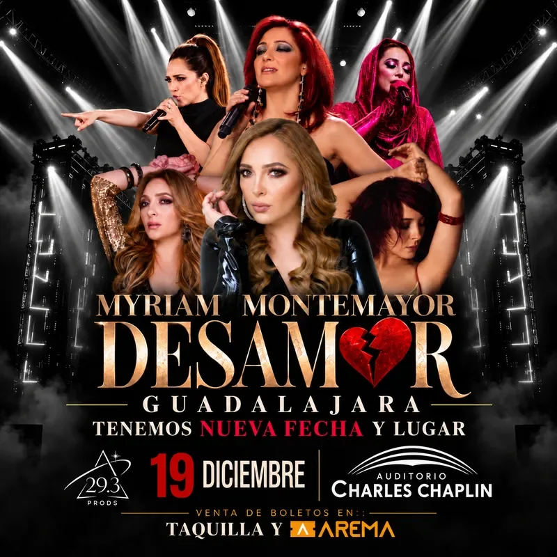 Flyer de Myriam Montemayor - Desamor