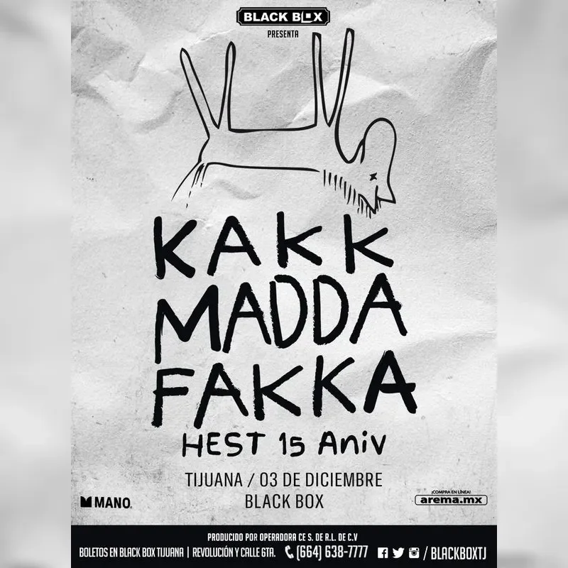 Flyer de Kakkmaddafakka