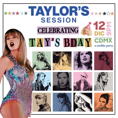 Flyer de TAYLOR´S SESSION