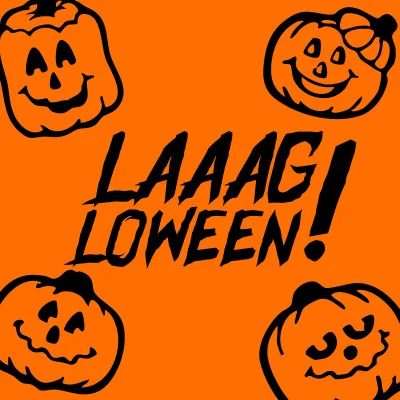 Flyer de laaagloween!