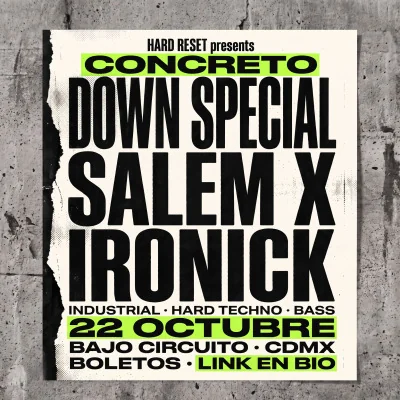 Flyer de HARD RESET: CYBER RAVE
