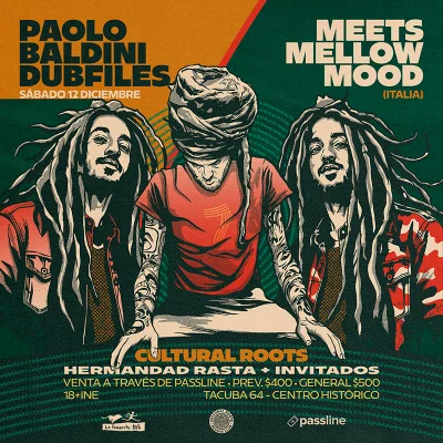 Flyer de Paolo Baldini feat Mellow Mood