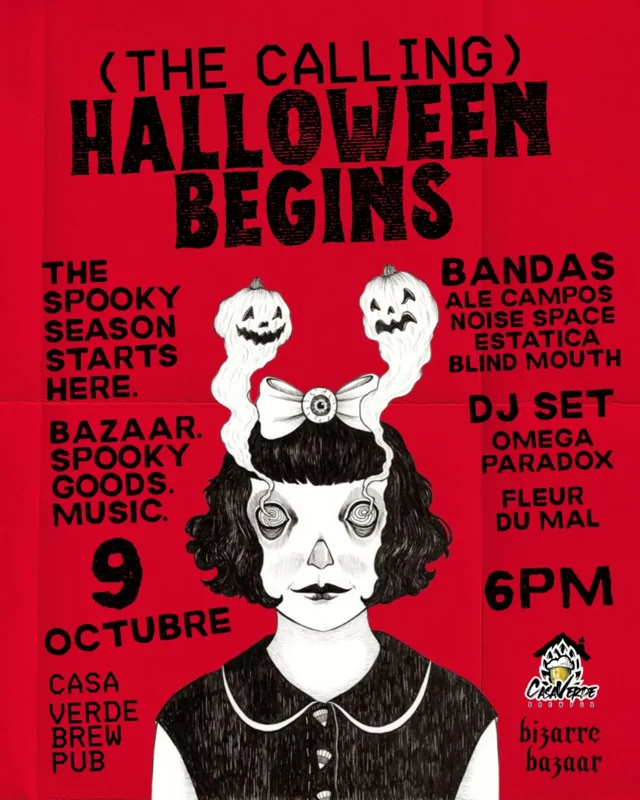 Flyer de (The Calling) Halloween Begins