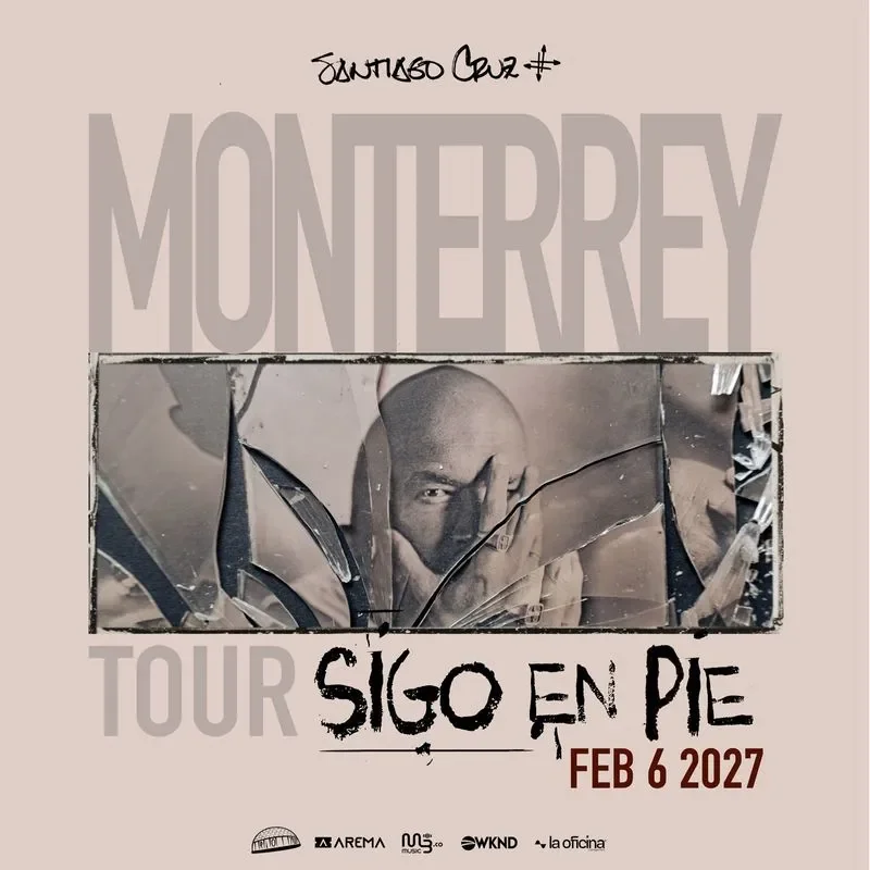 Flyer de Santiago Cruz