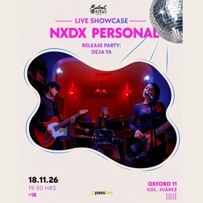 Flyer de Nxdx Personal - DEJA YA…