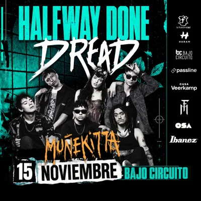 Flyer de DREAD + Muñeki77a: Halfway Done