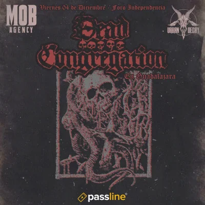 Flyer de Dead Congregation