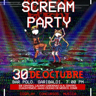 Flyer de PARTY SCREAM