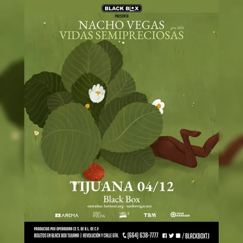 Flyer de Nacho Vegas