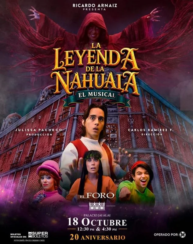 Flyer de La Leyenda de la Nahuala