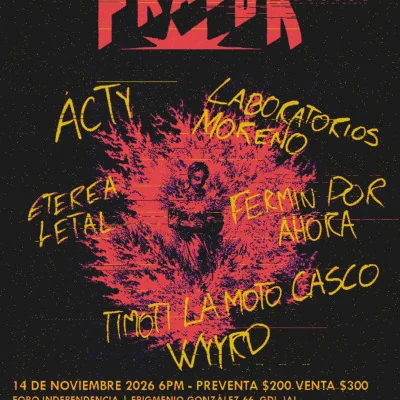 Flyer de Festival Fragor 