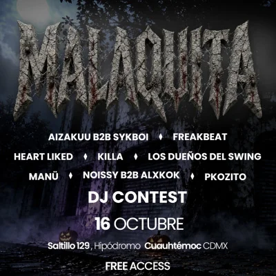 Flyer de MALAQUITA