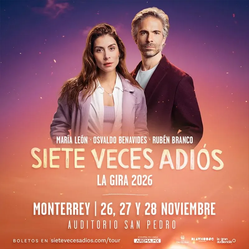 Flyer de Siete Veces Adiós