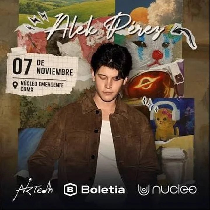 Flyer de Alek Perez