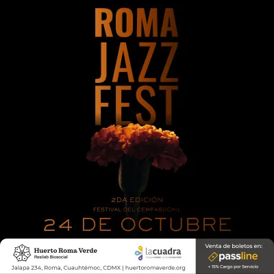 Flyer de Roma Jazz Fest 