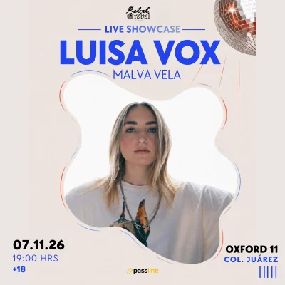 Flyer de Luisa Vox & Malva Vela