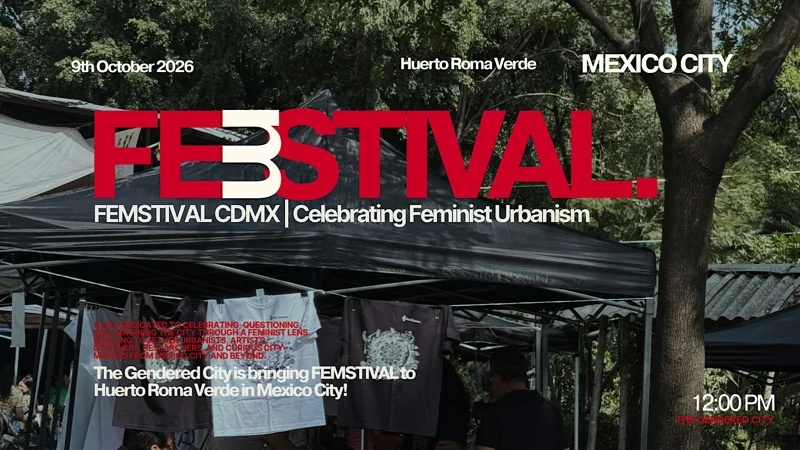 Flyer de FEM.URBAN Festival
