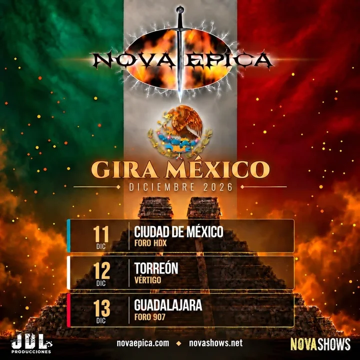 Flyer de Nova Epica