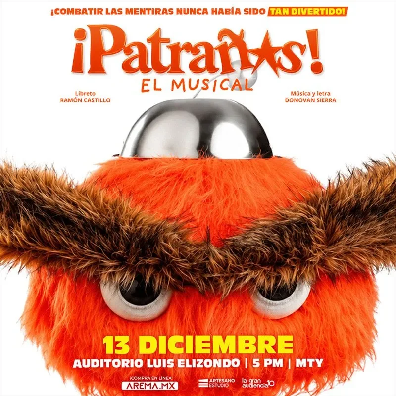 Flyer de "Patrañas, El Musical" 