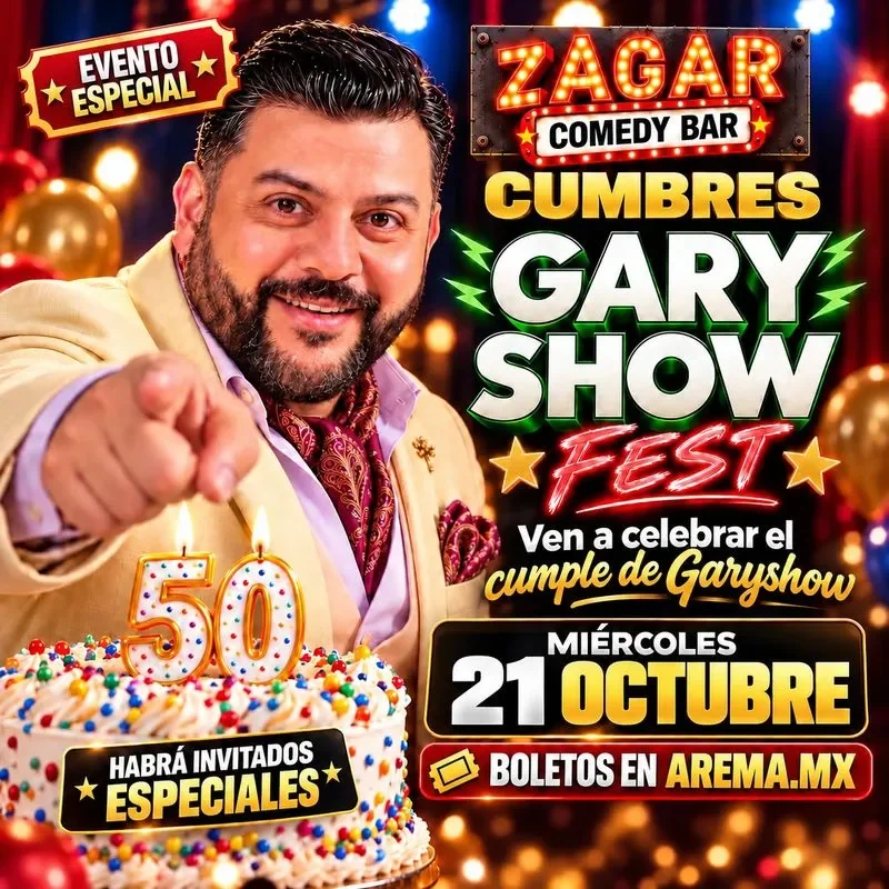 Flyer de Gary Show 