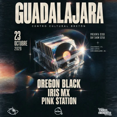 Flyer de OREGON BLACK / IRIS MX / PINK STATION
