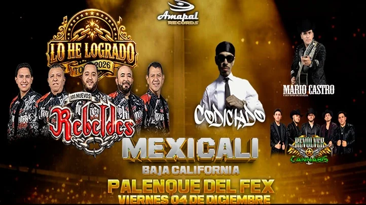 Flyer de Los Nuevos Rebeldes 