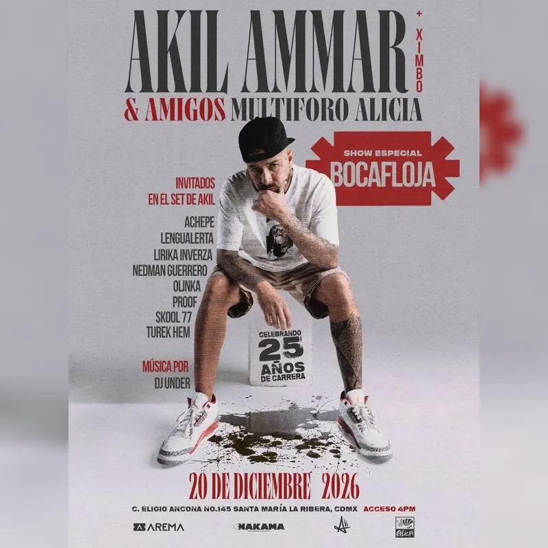 Flyer de Akil Ammar