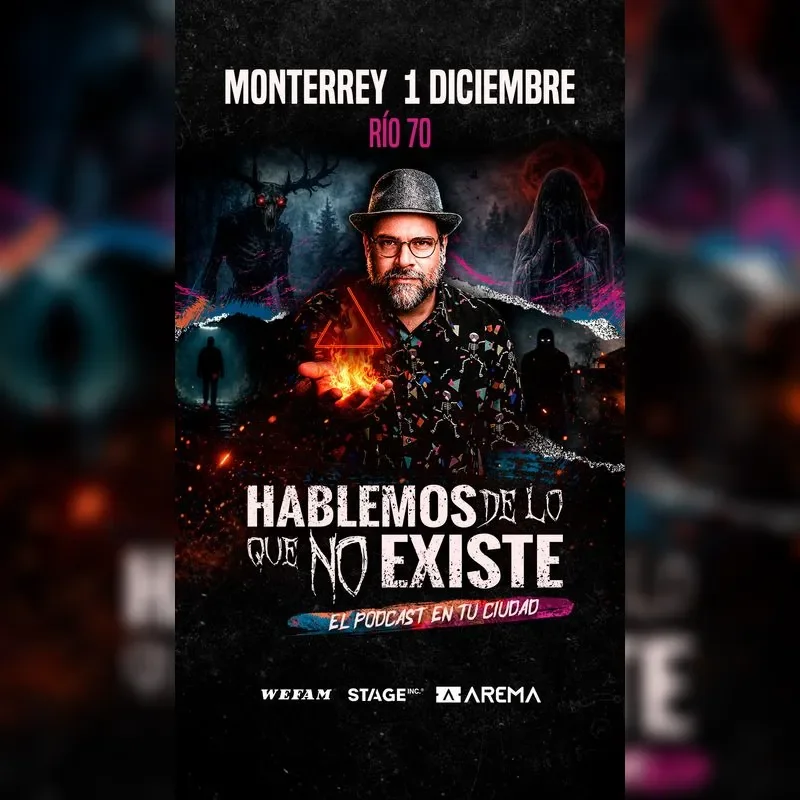 Flyer de Hablemos De Lo Que No Existe