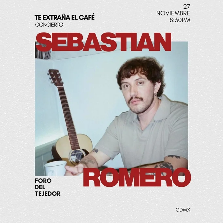 Flyer de Sebastián Romero