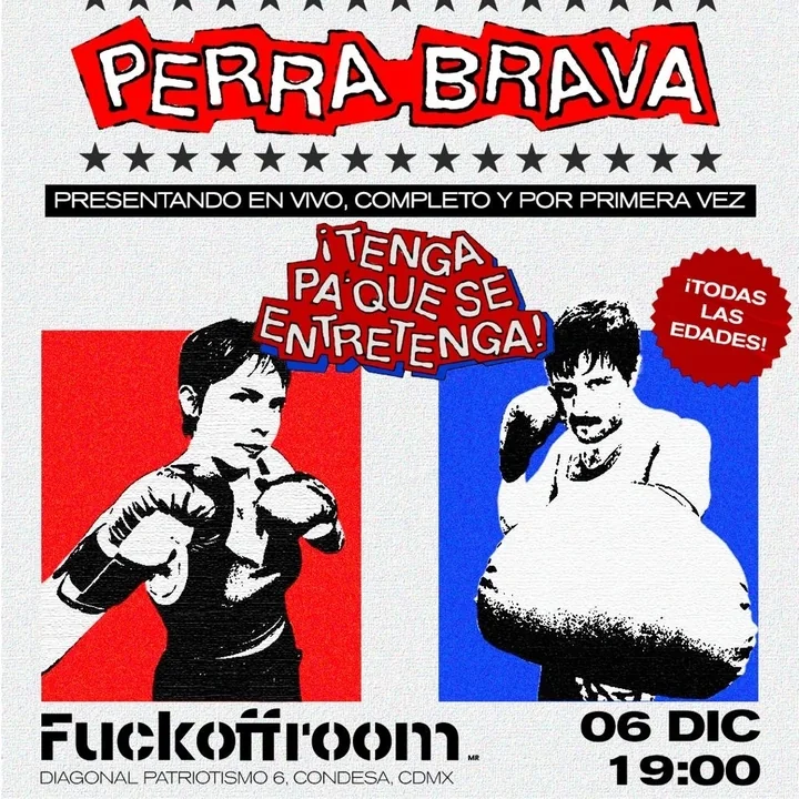 Flyer de PERRA BRAVA