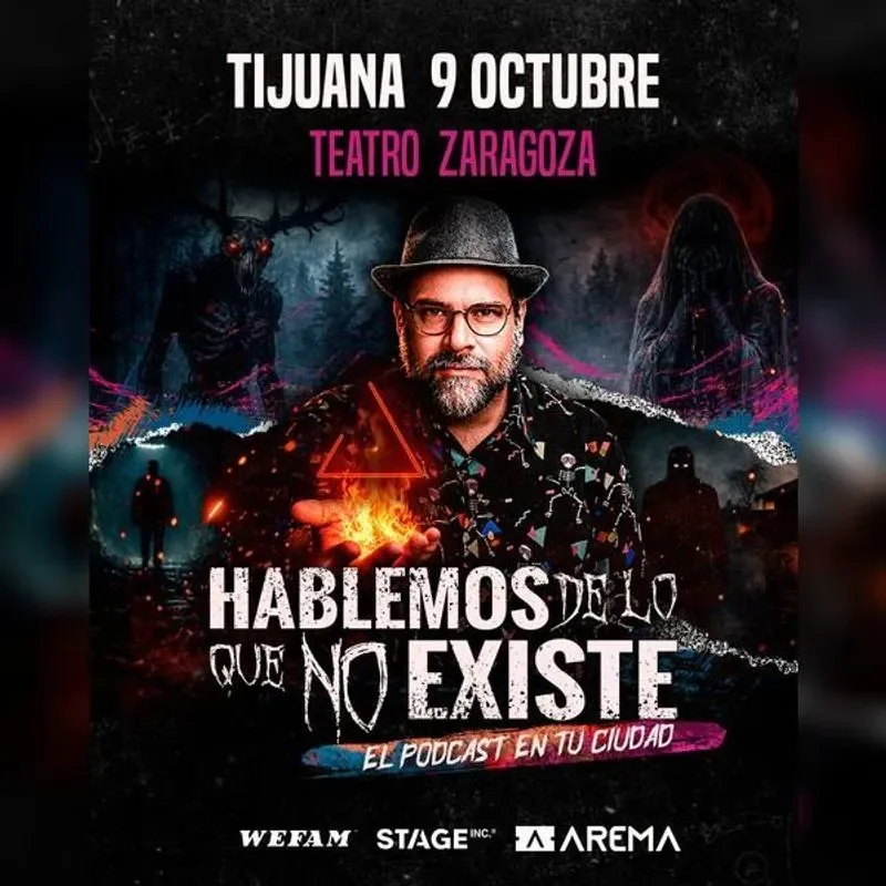 Flyer de Hablemos De Lo Que No Existe