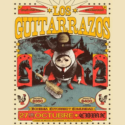 Flyer de Los Guitarrazos
