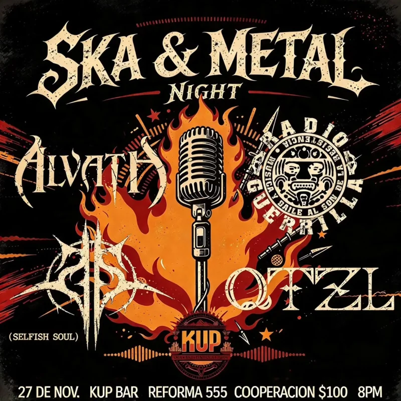 Flyer de SKA & METAL NIGHT