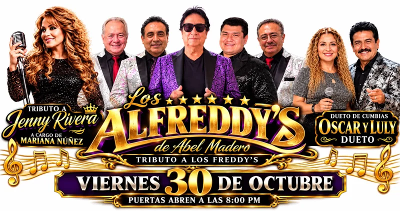 Flyer de Los Alfreddy's 