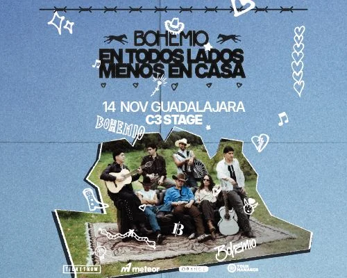 Flyer de BOHEMIO