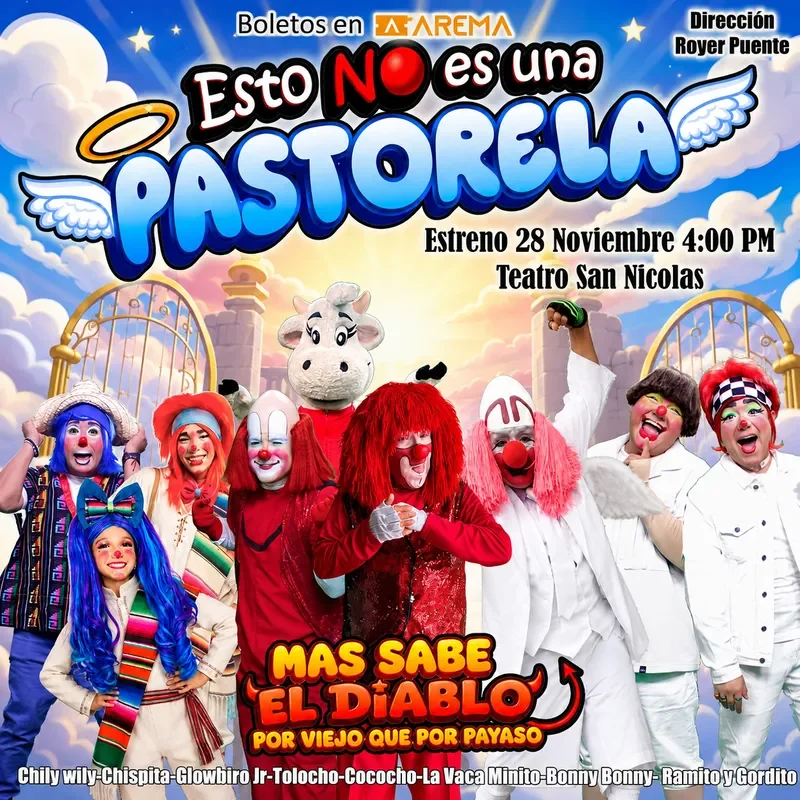 Flyer de Esto no es una Pastorela