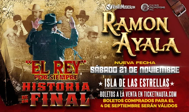Flyer de Ramón Ayala "Historia de un Final"