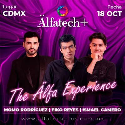 Flyer de THE ALFATECH EXPERIENCE