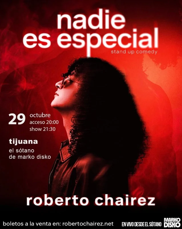 Flyer de Roberto Chairez