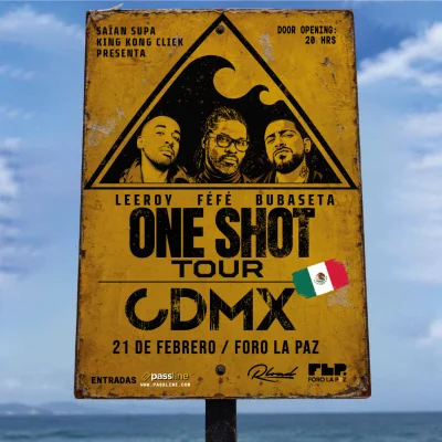 Flyer de BUBASETA - One Shot Tour