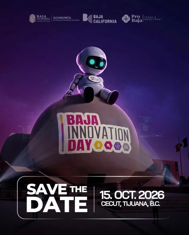 Flyer de Baja Innovation Day 