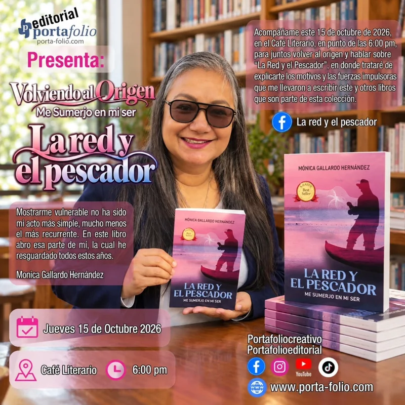 Flyer de Presentación de 'La red y el pescador: Me sumerjo en mi ser'