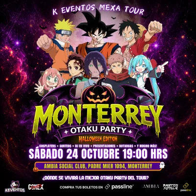 Flyer de K Eventos Mexa Tour – Halloween Edition 🎃