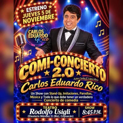 Flyer de COMI-CONCIERTO 2.0