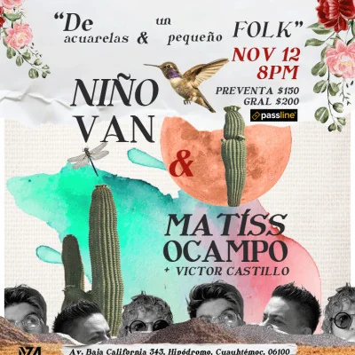 Flyer de NIÑOVAN & MATISS OCAMPO