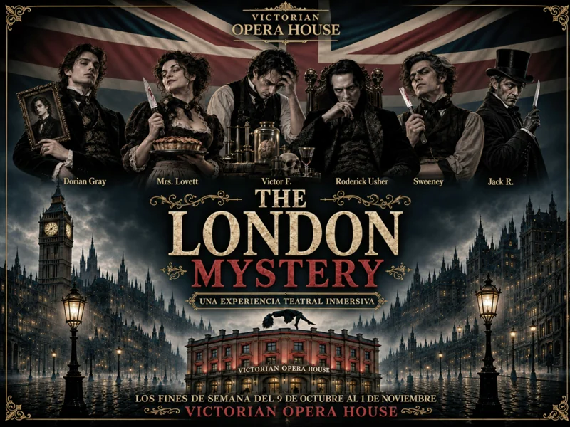 Flyer de The London Mistery