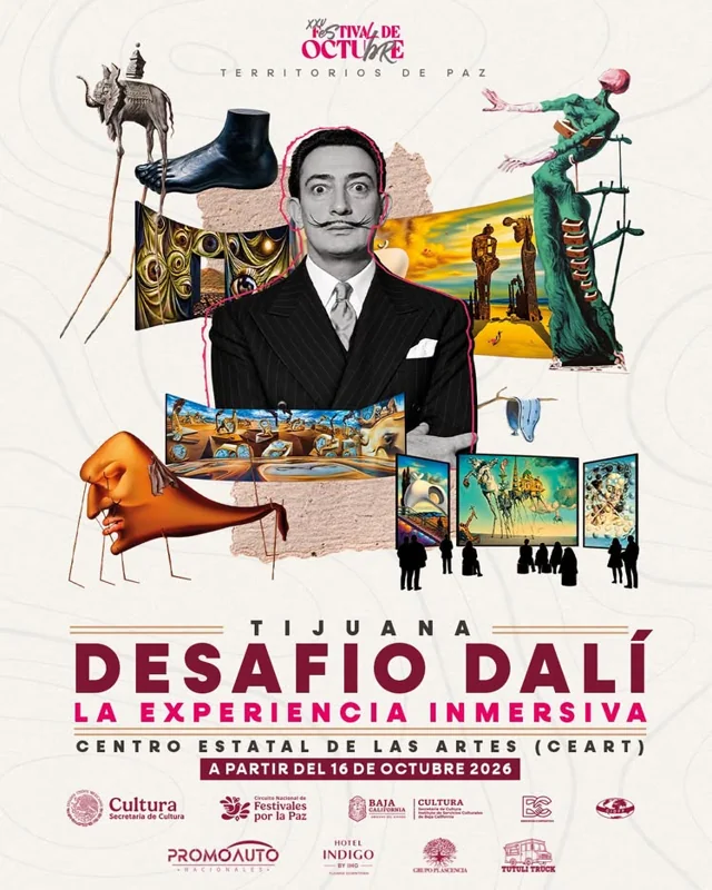 Flyer de Desafío Dalí 