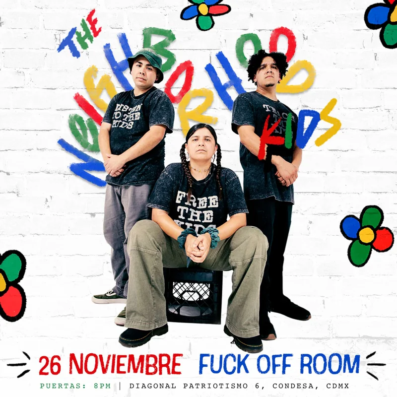 Flyer de THE NEIGHBORHOOD KIDS