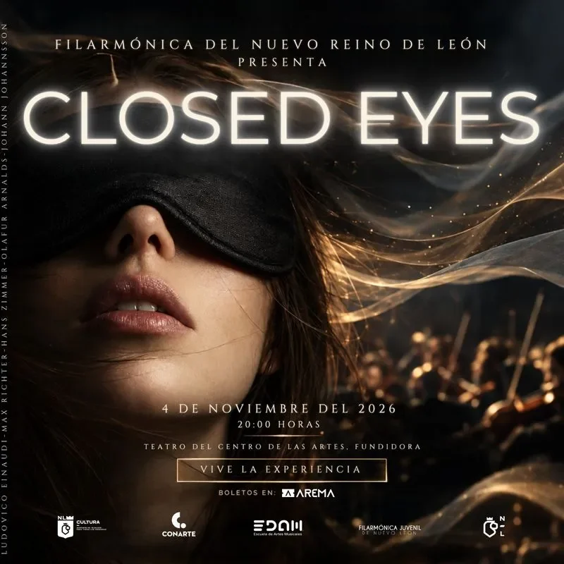 Flyer de Closed eyes 